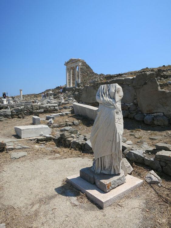 Delos - Serapeion und Isis Tempel